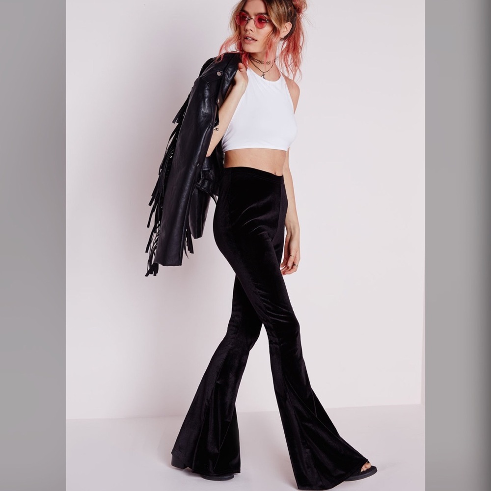 Black Velvet Flares